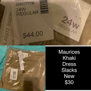 Maurices Dress Slacks - Brand New!
